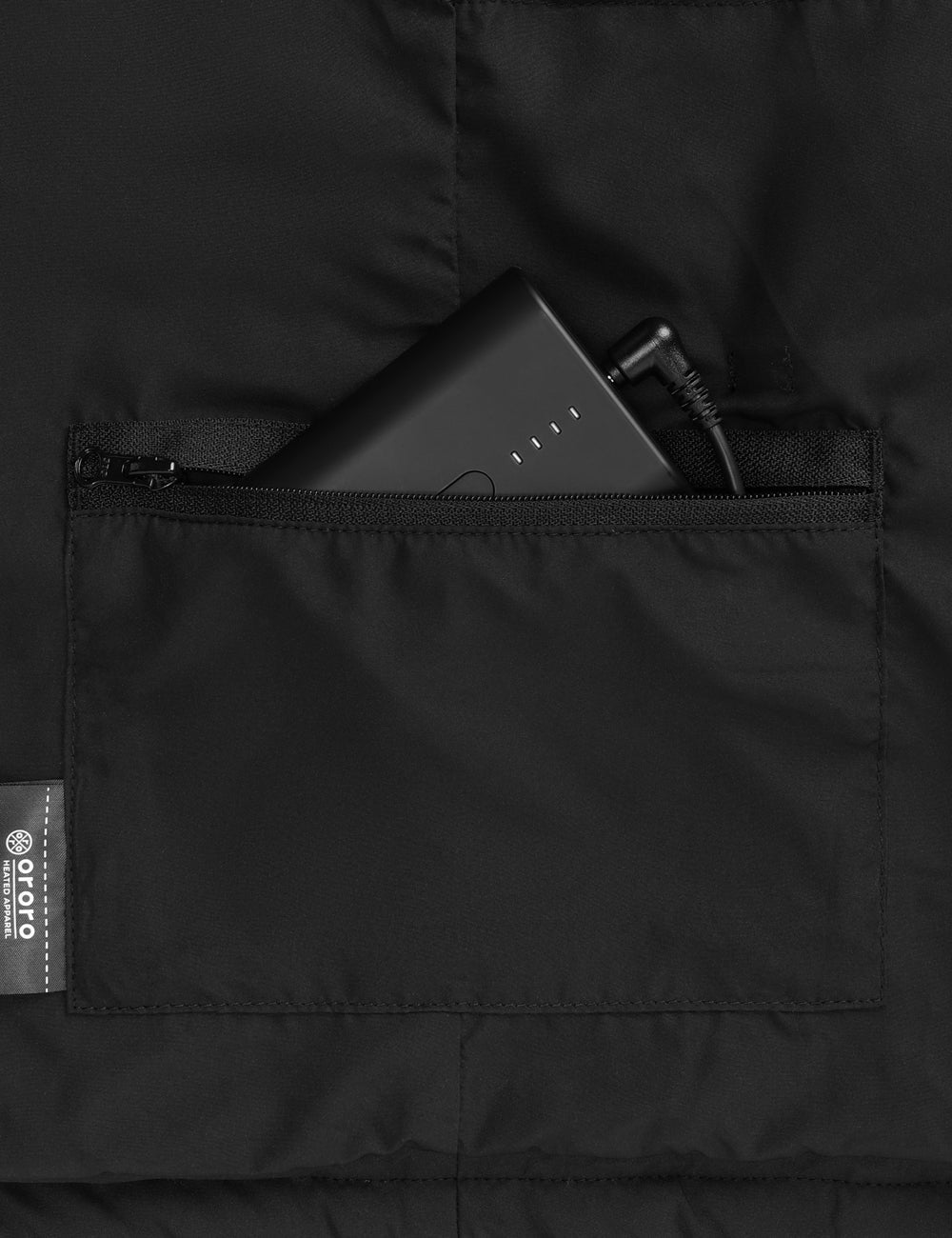 Gilet matelassé chauffant pour hommes