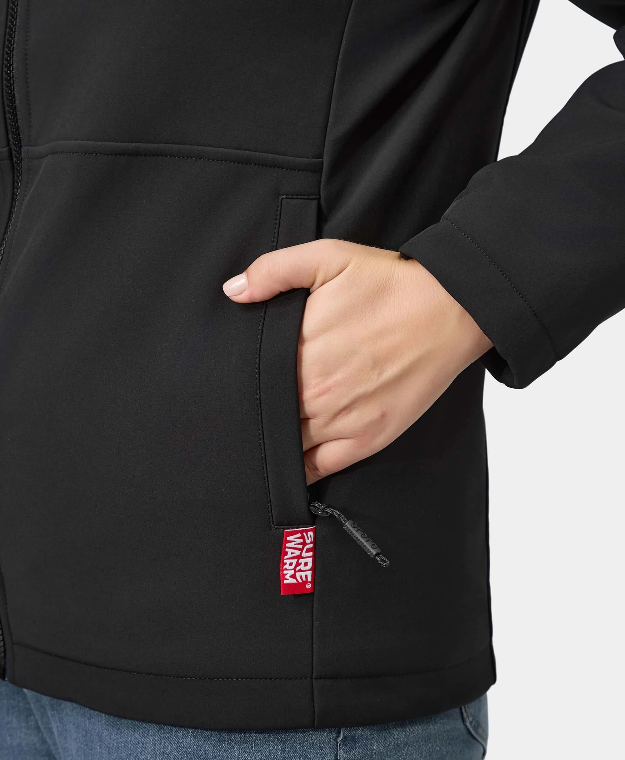 Maverick SureWarm® Women's 6-Zone Dual-Control Heated Softshell Jacket, Thumbnail 18