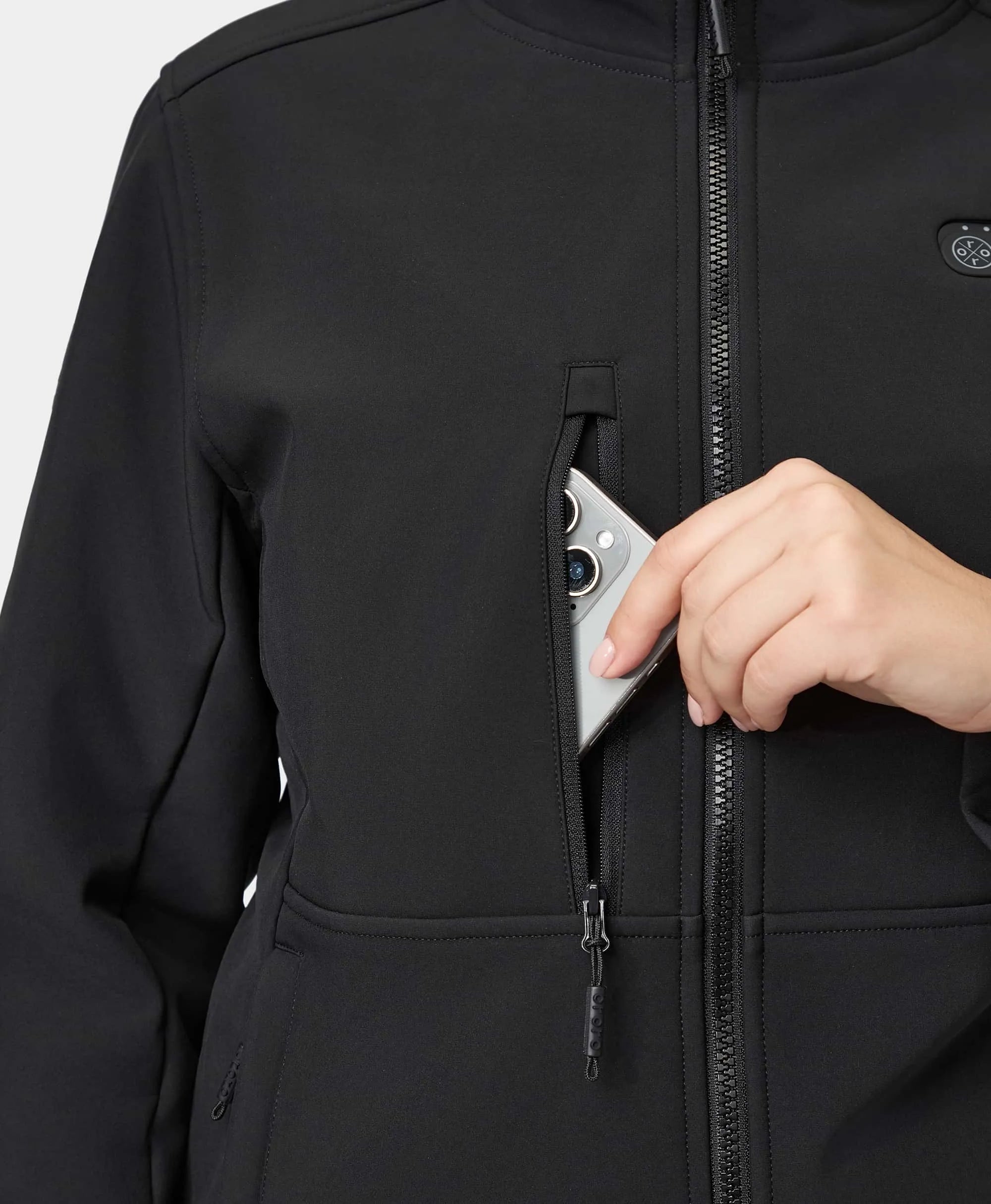 Maverick SureWarm® Women's 6-Zone Dual-Control Heated Softshell Jacket, Thumbnail 17
