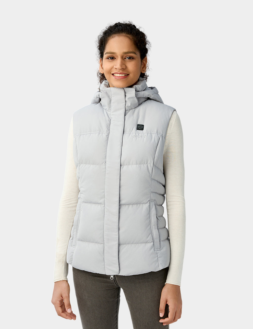(Open-box) Women's Heated Down Vest - Slim Fit, Thumbnail 15