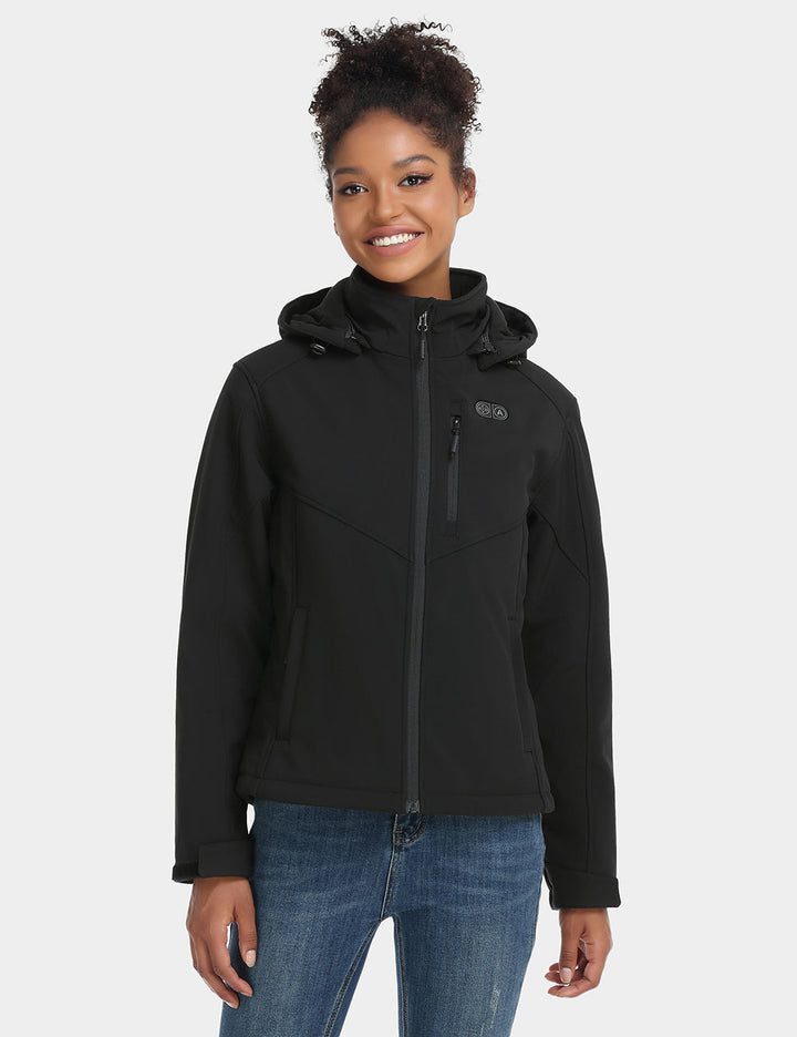 Veste Chauffante à Double Commande pour Femme – 5 Zones de Chauffage (Chauffage Poitrine)