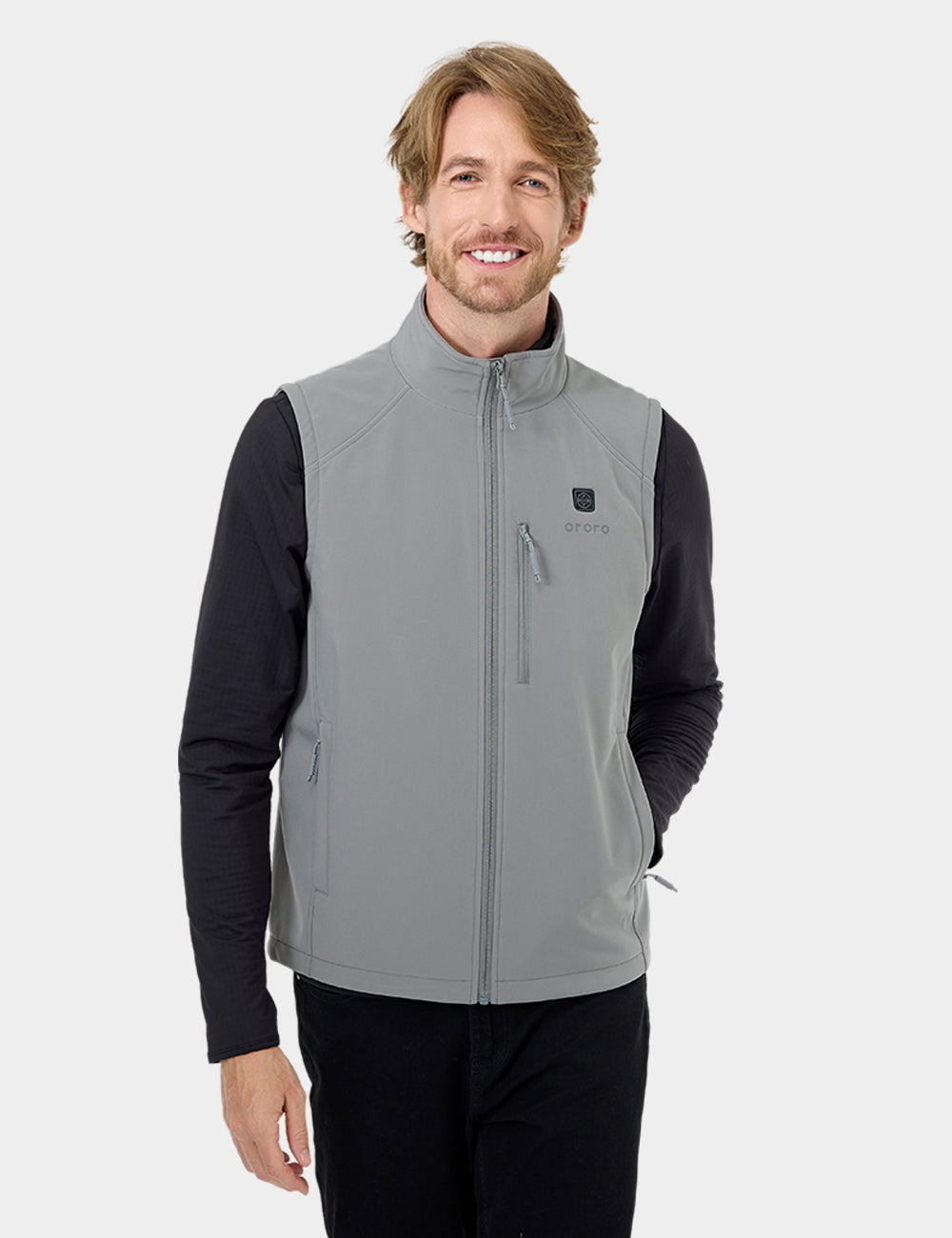 Softshell Gilet Chauffant pour Homme – Chauffage du Bas du Dos, Thumbnail 12