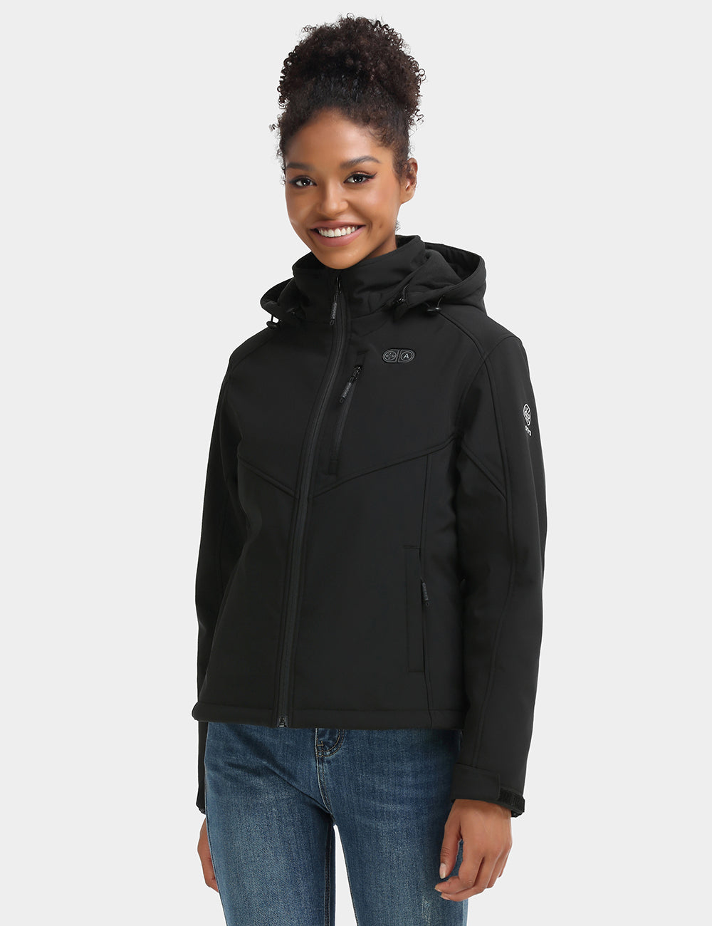 Veste Chauffante à Double Contrôle pour Femme – 5 Zones de Chauffage (Chauffage Poitrine)