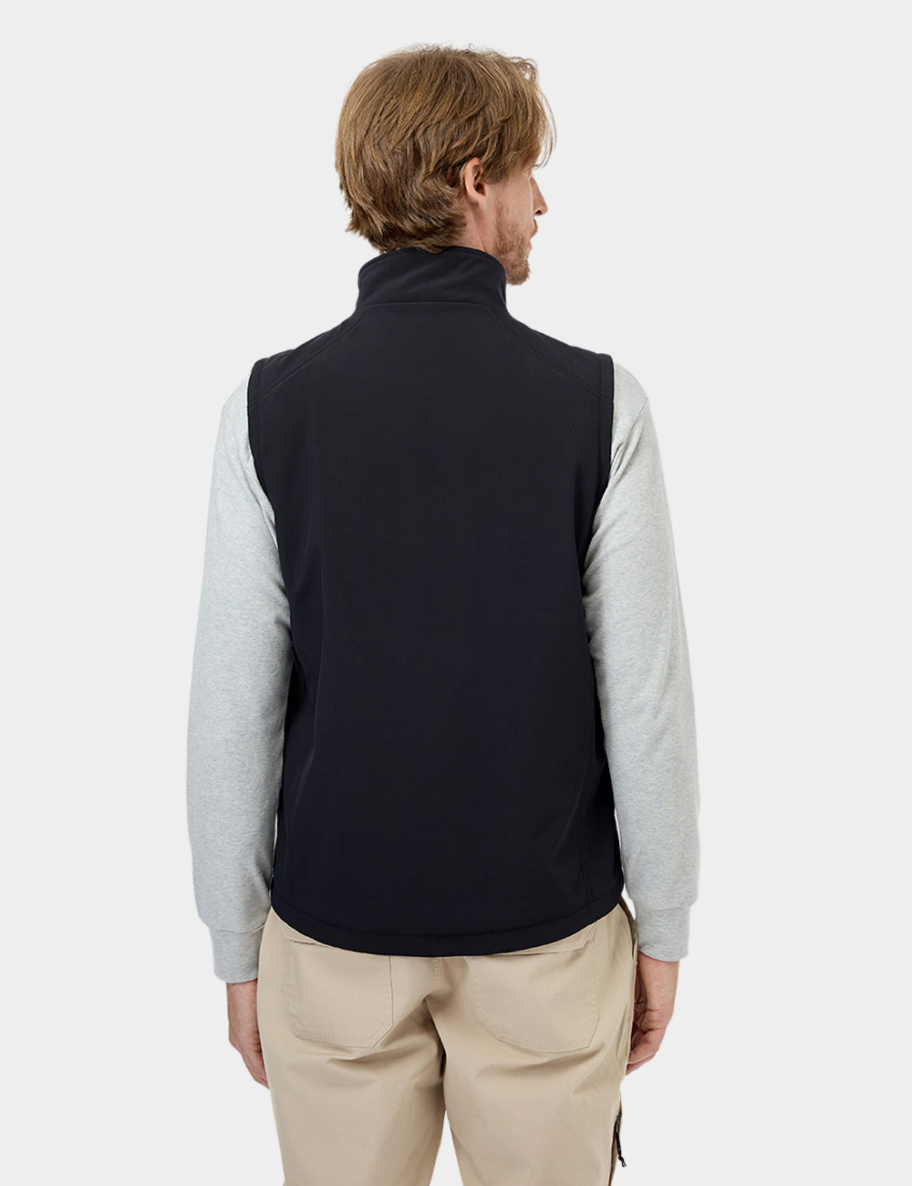 Softshell Gilet Chauffant pour Homme – Chauffage du Bas du Dos, Thumbnail 4
