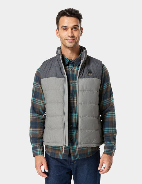 Men's Classic Heated Vest - Flecking Grey ,view 1
