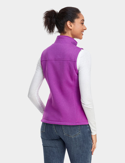 Vente finale - Gilet polaire chauffant pour femme - Gris/Rouge/Bleu