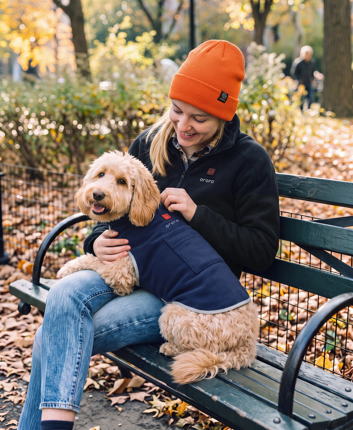 Fleecywoof Gilet Chauffant en Polaire pour Chien à 2 Zones