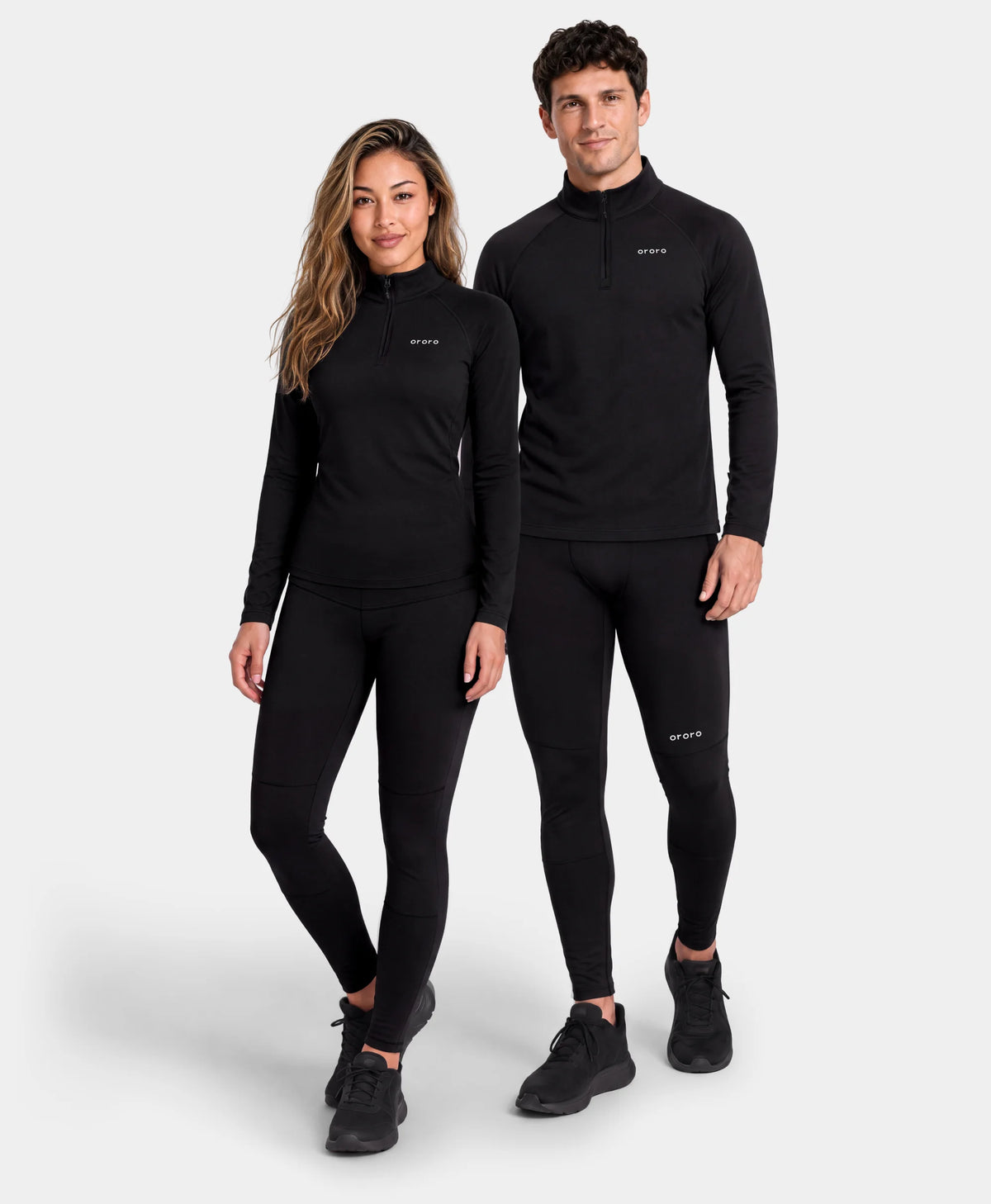 Haut Chauffant Première Couche Femme à Zip 1/4 et 2 Zones
