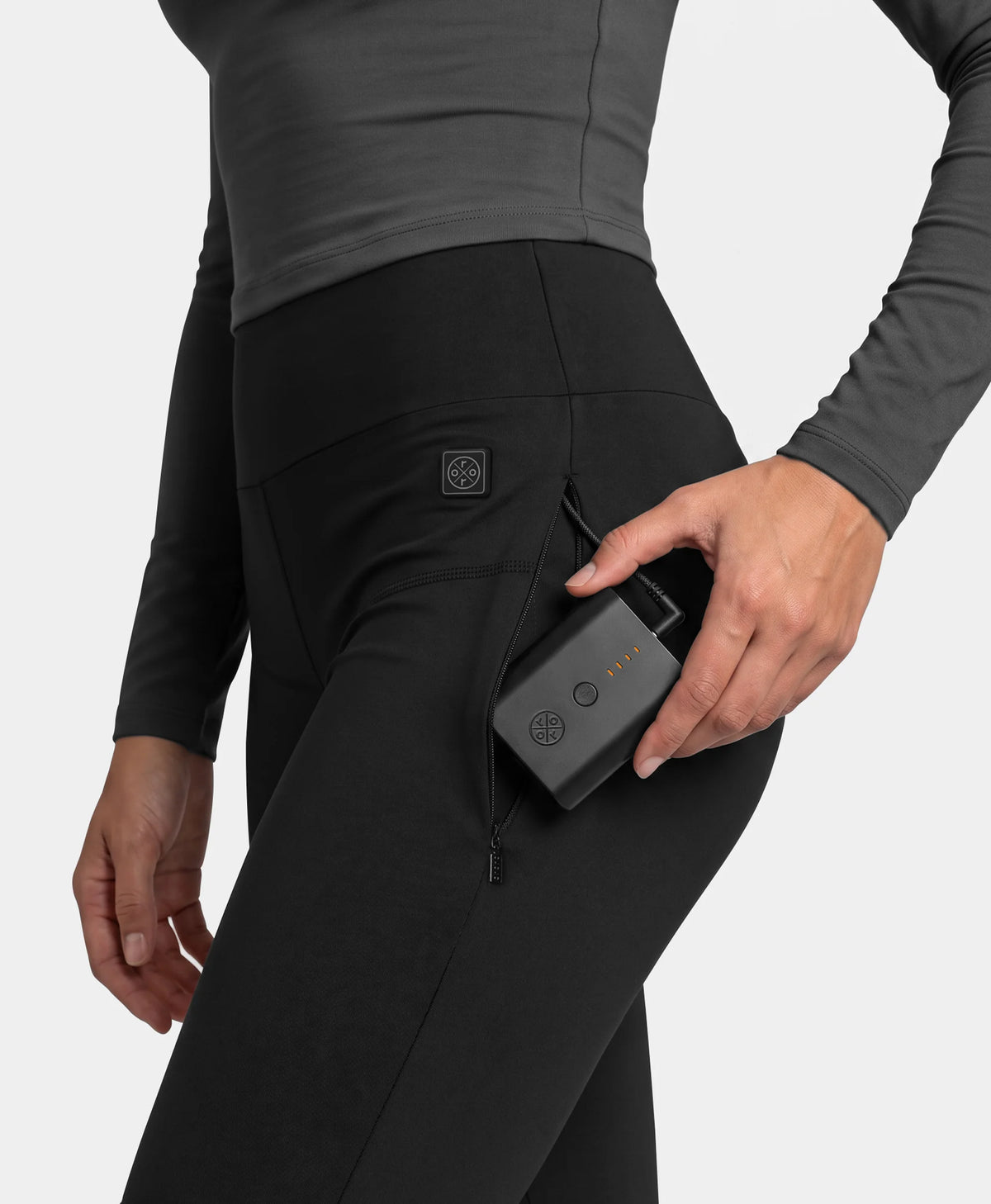 Sous-Pantalon Chauffant Femme à 3 Zones, Thumbnail 7