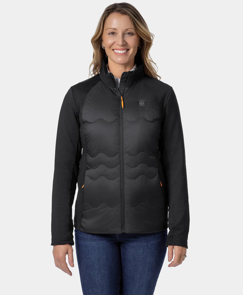 Verbier Women's 4-Zone Heated Down Jacket ,view 1