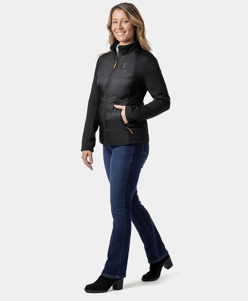 Verbier Women's 4-Zone Heated Down Jacket