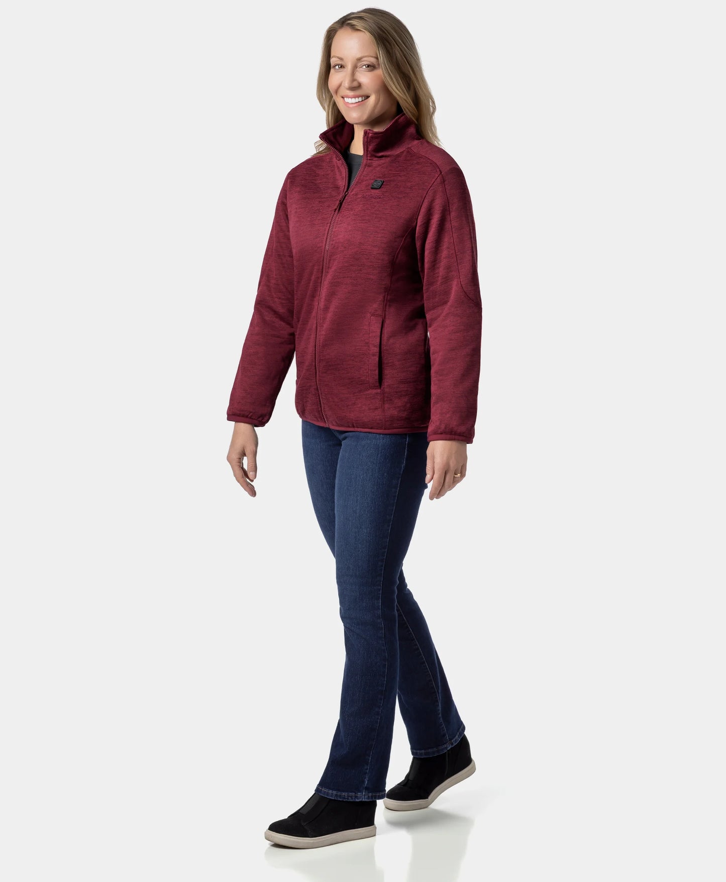 Veste Polaire Chauffante Zippée pour Femme