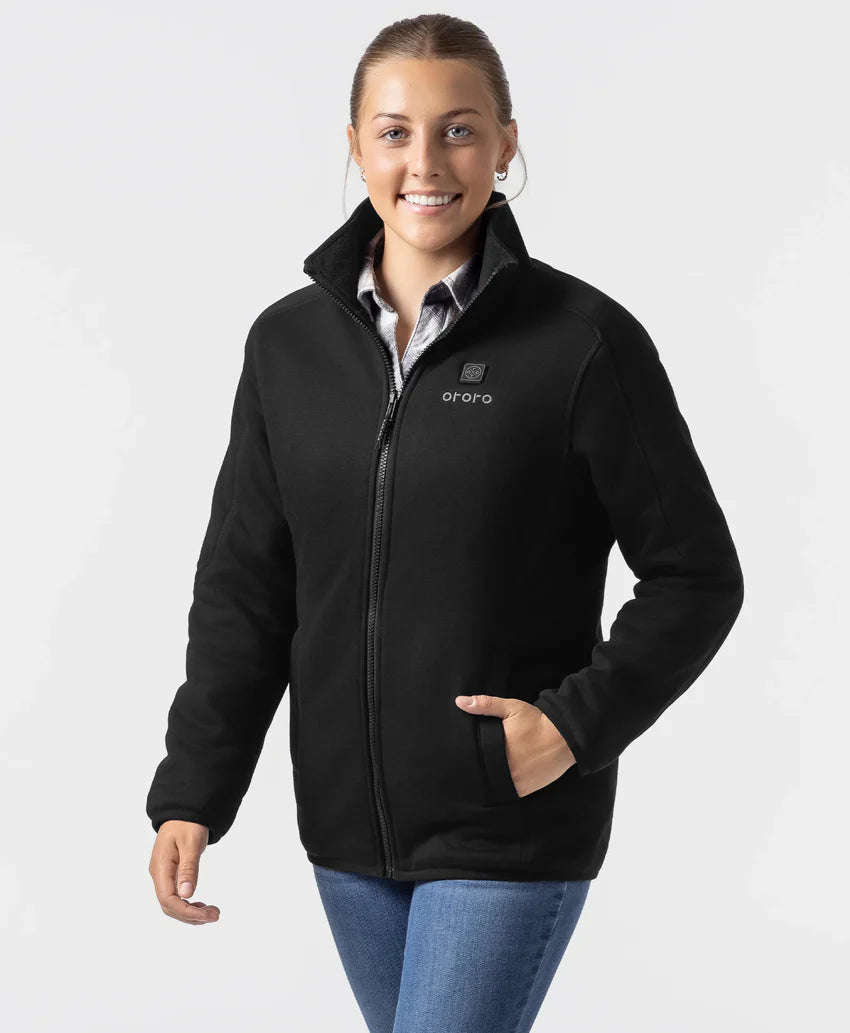Women's Heated Full-Zip Fleece Jacket