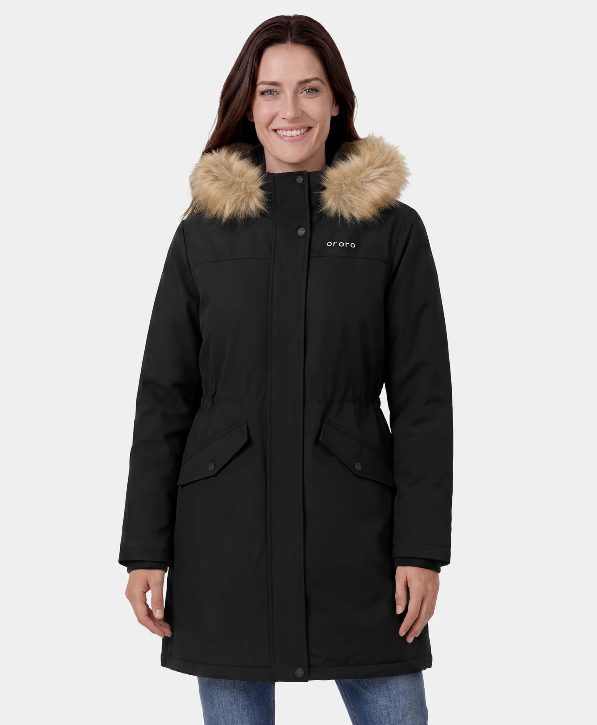 Parka Chauffante Classique Femme Engadin à 4 Zones