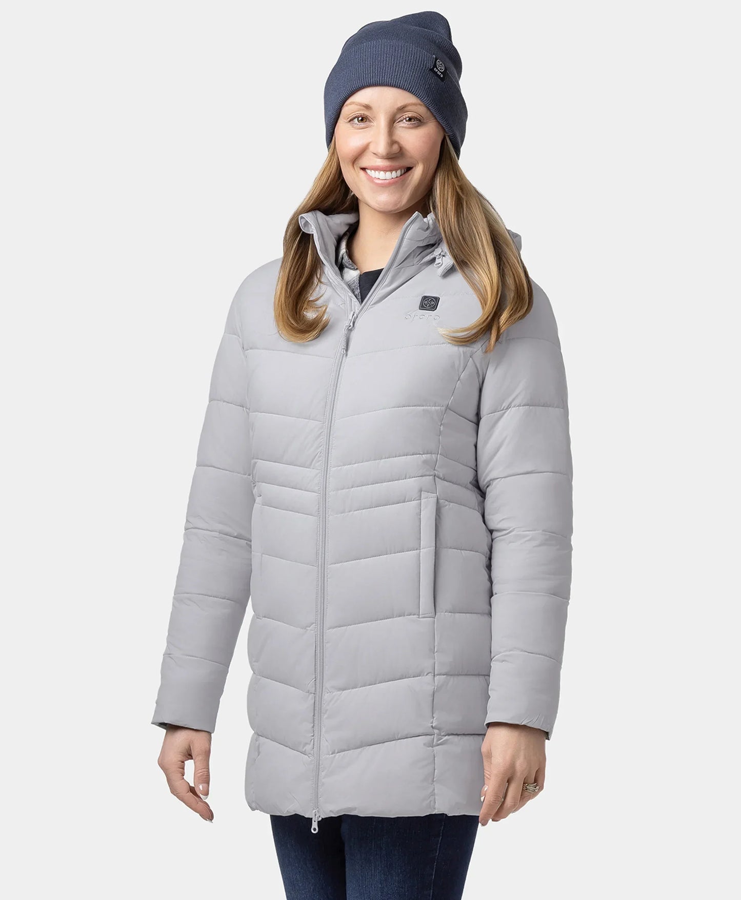 Women's 4-Zone Heated Puffer Parka Jacket