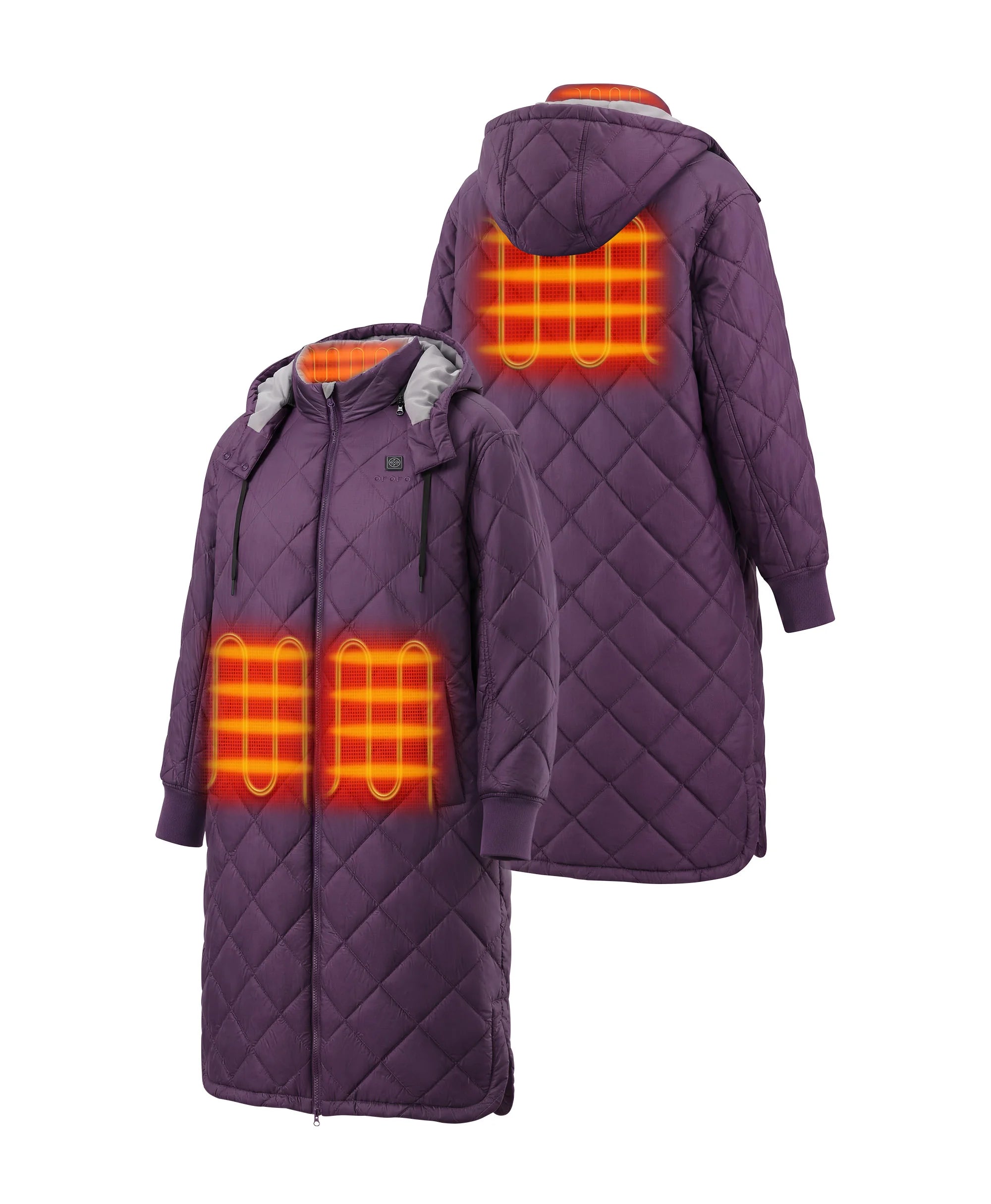 Parka chauffante Uptown pour femme avec capuche amovible, Thumbnail 2