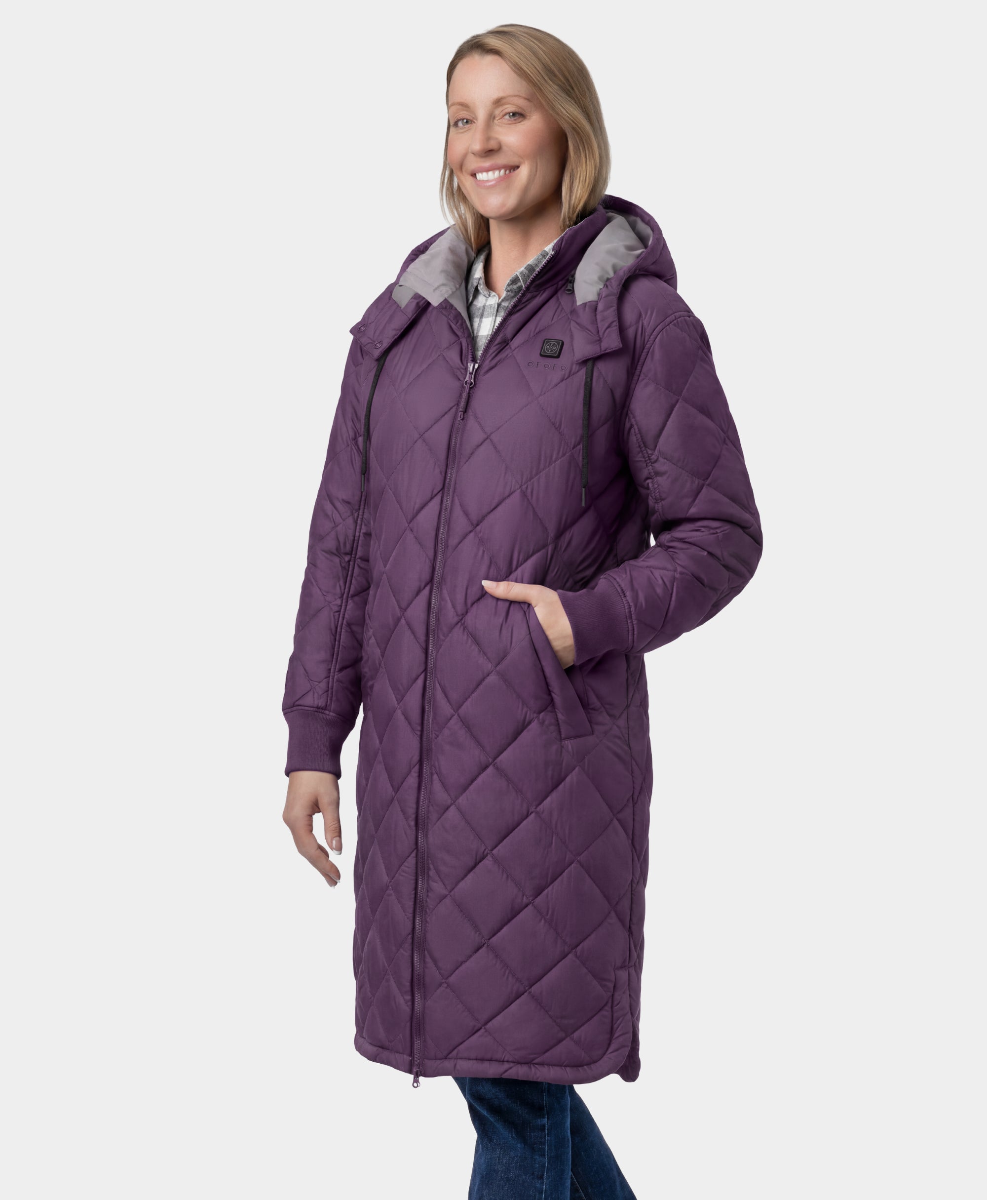 Parka chauffante Uptown pour femme avec capuche amovible, Thumbnail 3