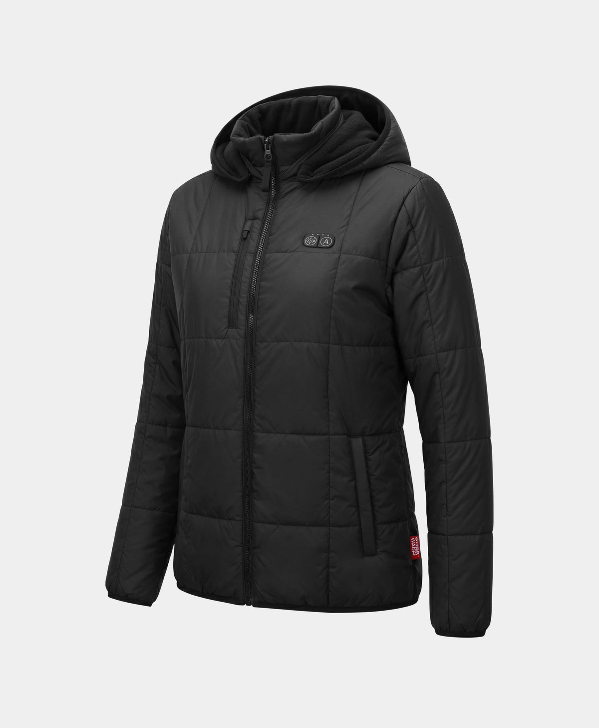 Veste Matelassée Chauffante Femme Overland à 7 Zones avec Capuche Chauffante