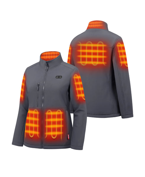Maverick SureWarm® Veste Softshell Chauffante pour Femme – Double Contrôle 6 Zones ,view 2