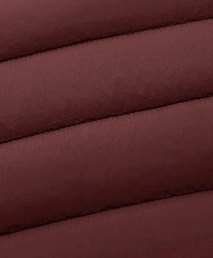 Horizontal quilted stitching design