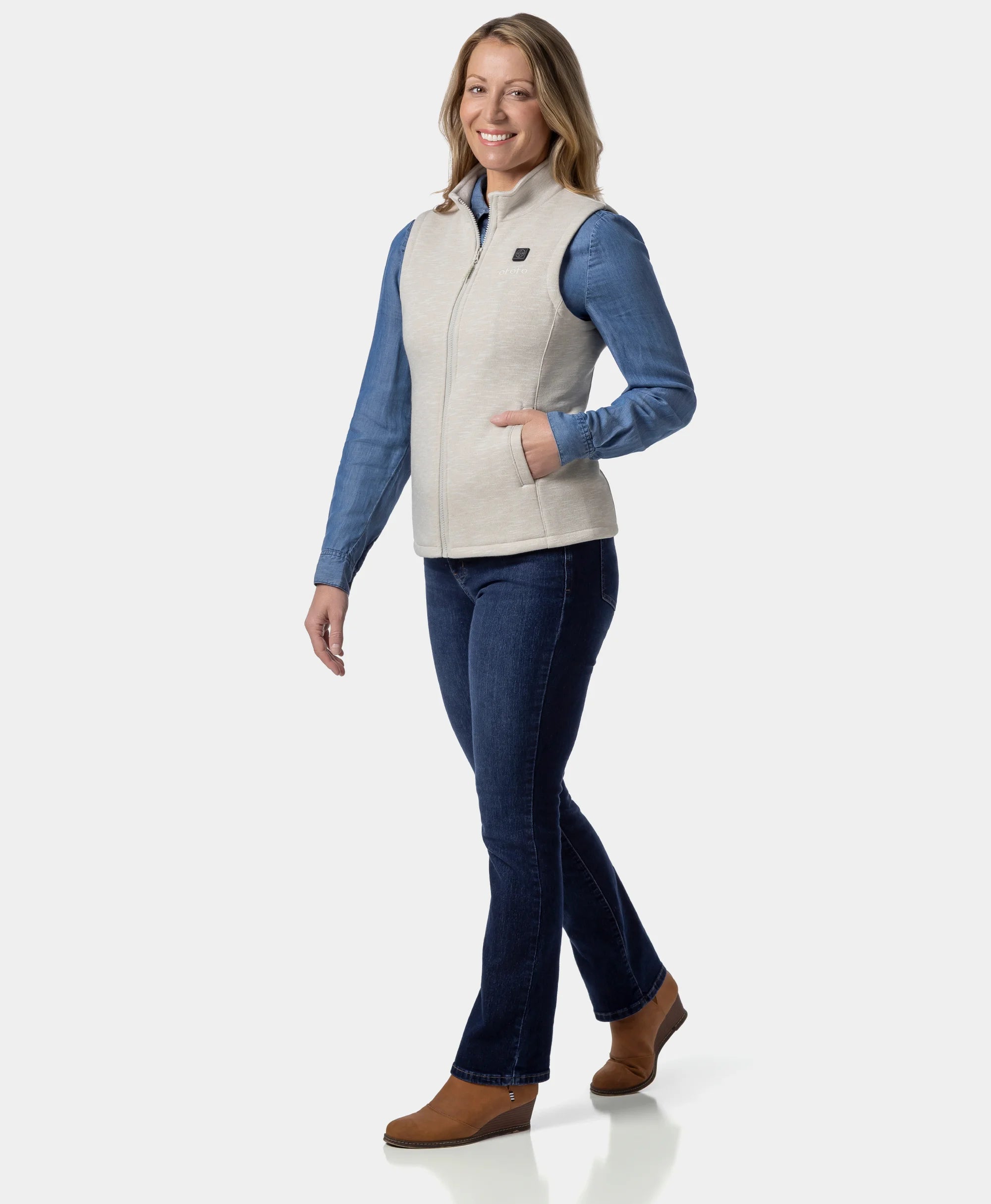 Gilet Chauffant en Polaire pour Femme, Thumbnail 22