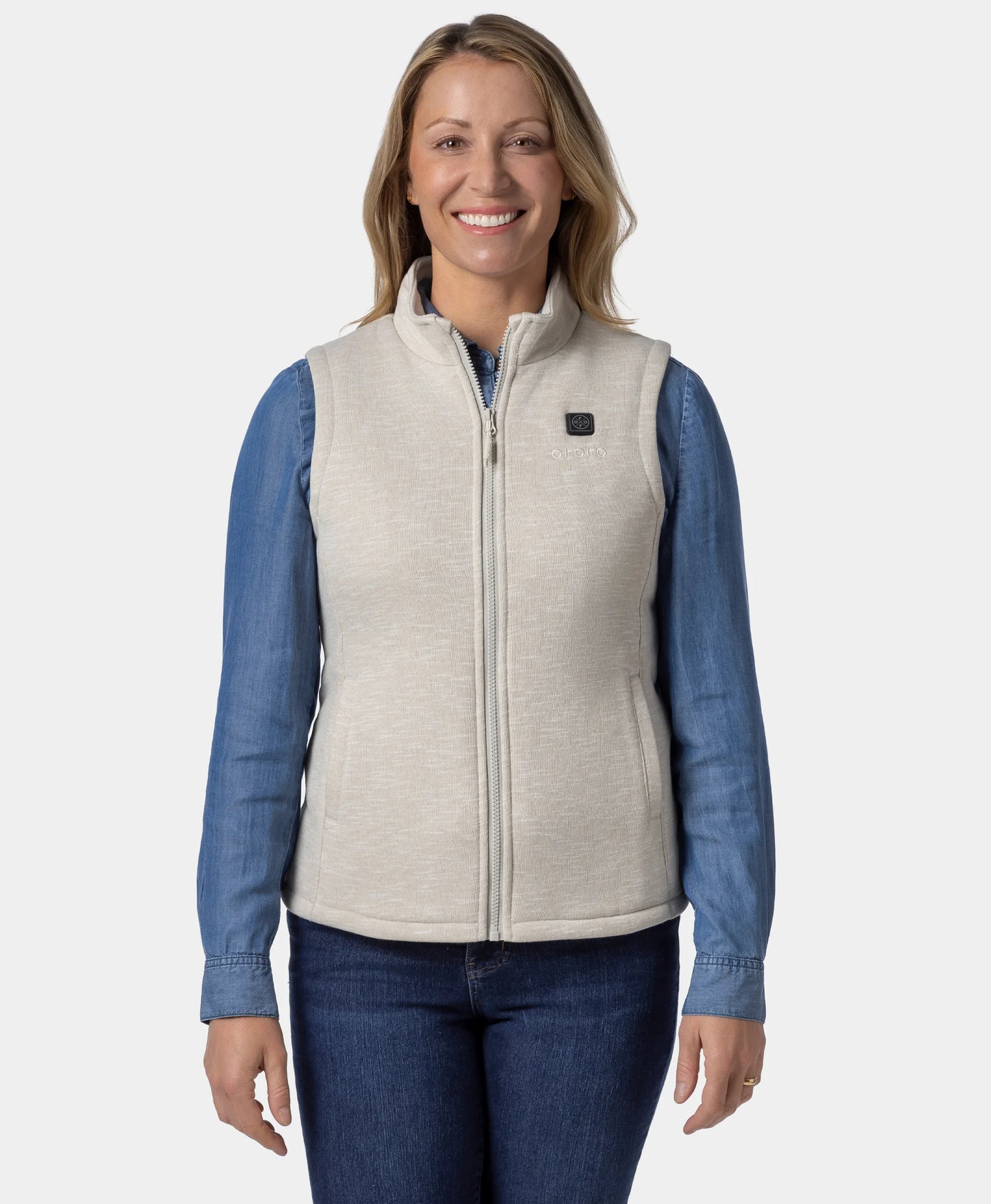 Gilet Chauffant en Polaire pour Femme