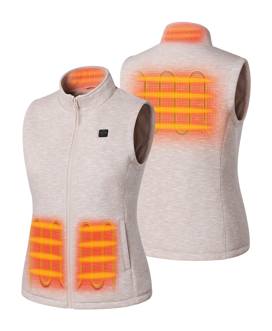 Frauen beheizbare Fleeceweste (2025)