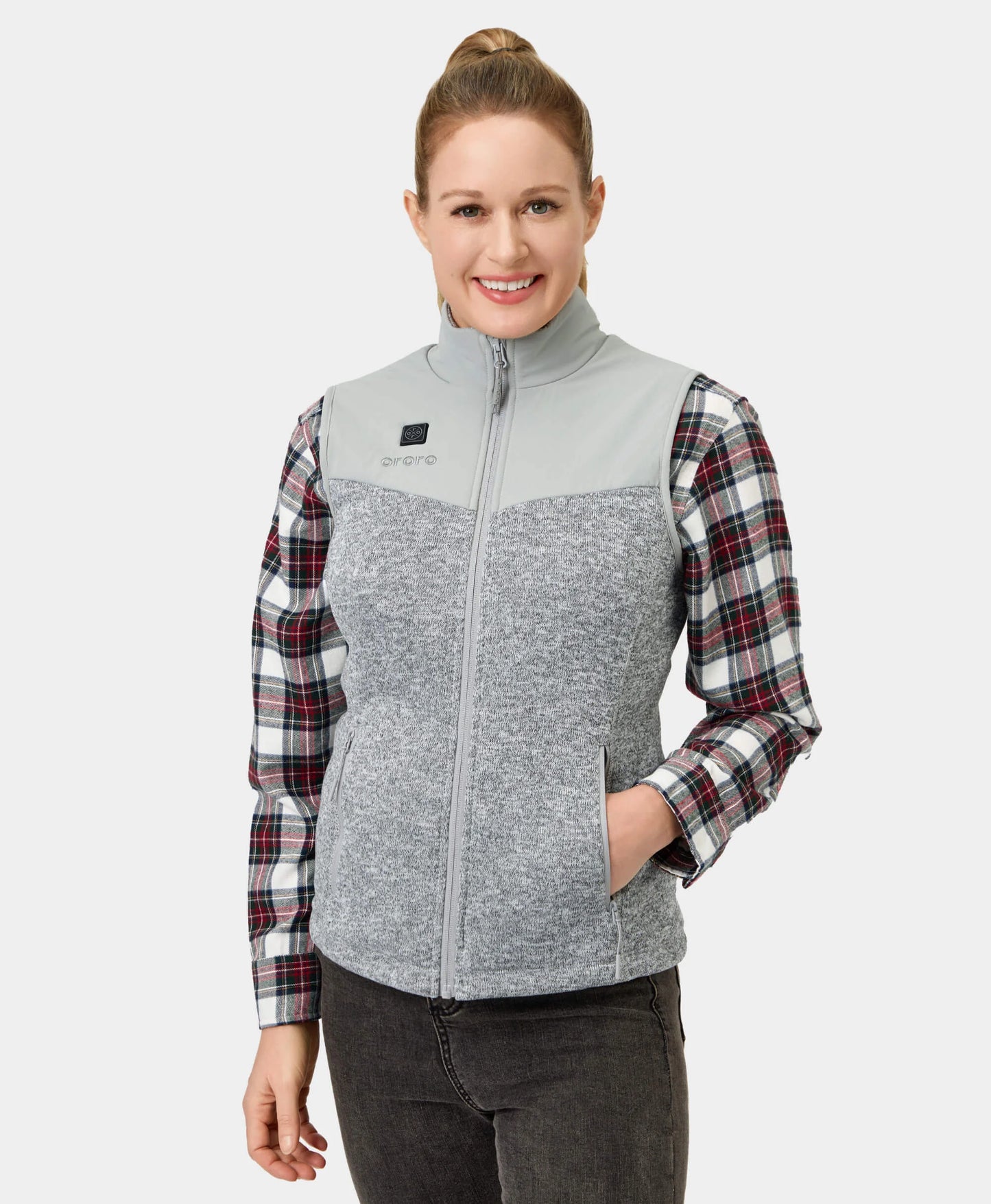 Augusta Women's Heated Sweater Fleece Vest