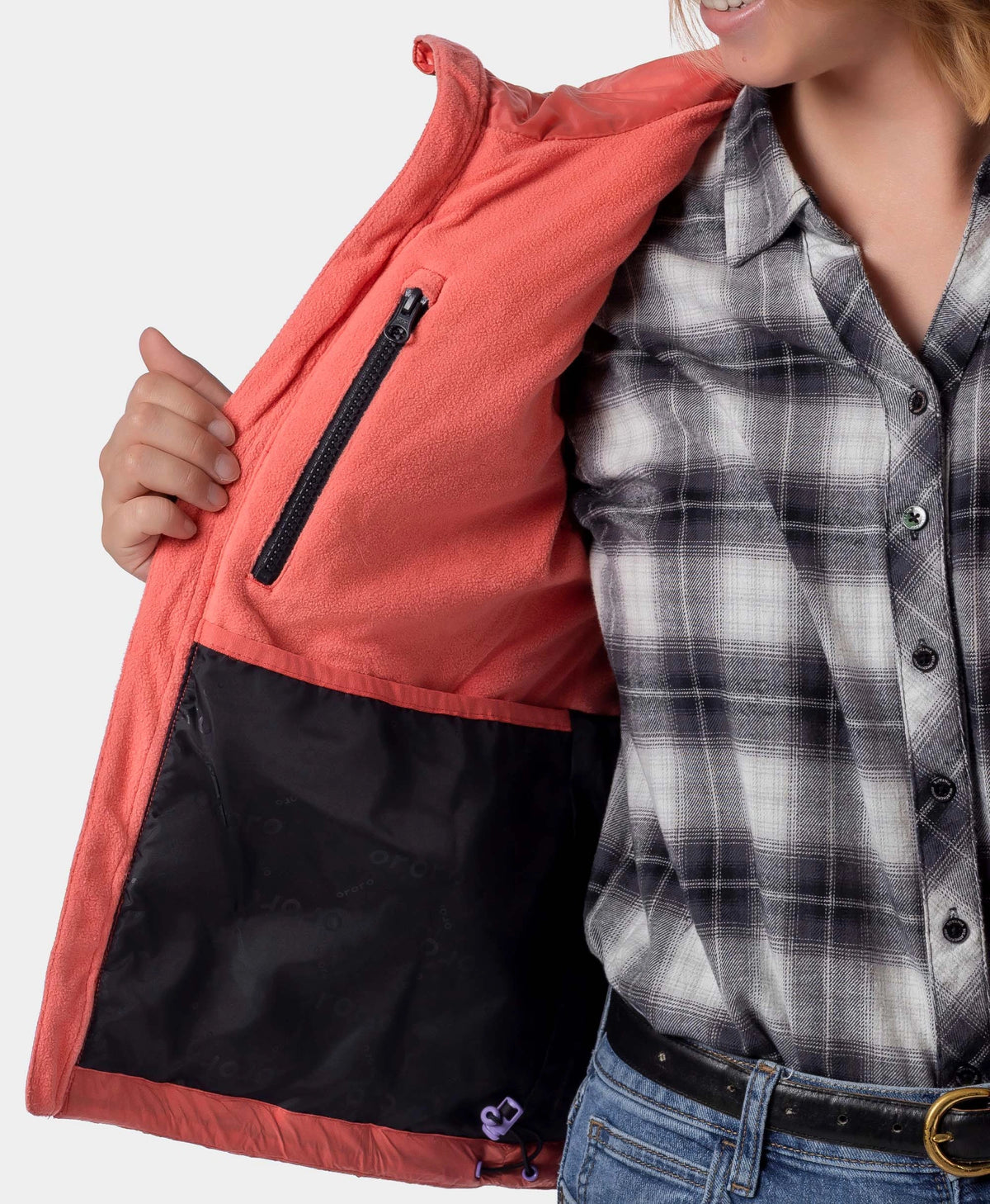 PuffLyte Gilet Chauffant Femme à Capuche et 4 Zones, Thumbnail 14