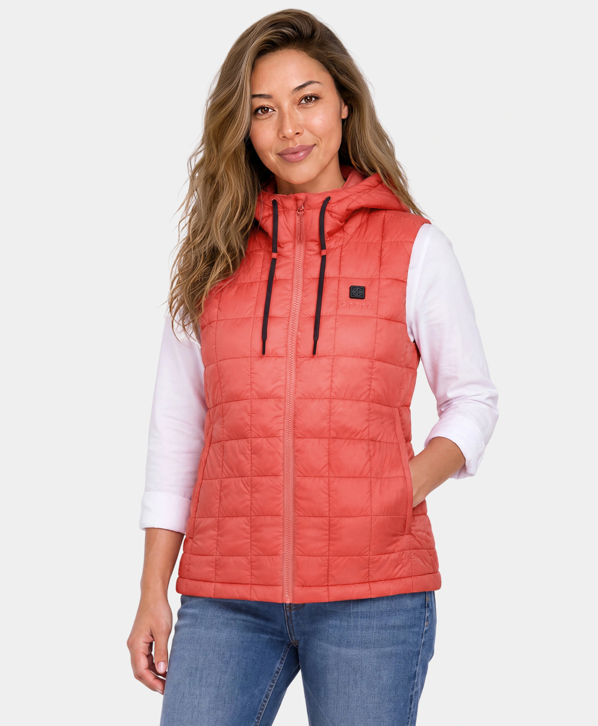 PuffLyte Gilet Chauffant Femme à Capuche et 4 Zones, Thumbnail 10