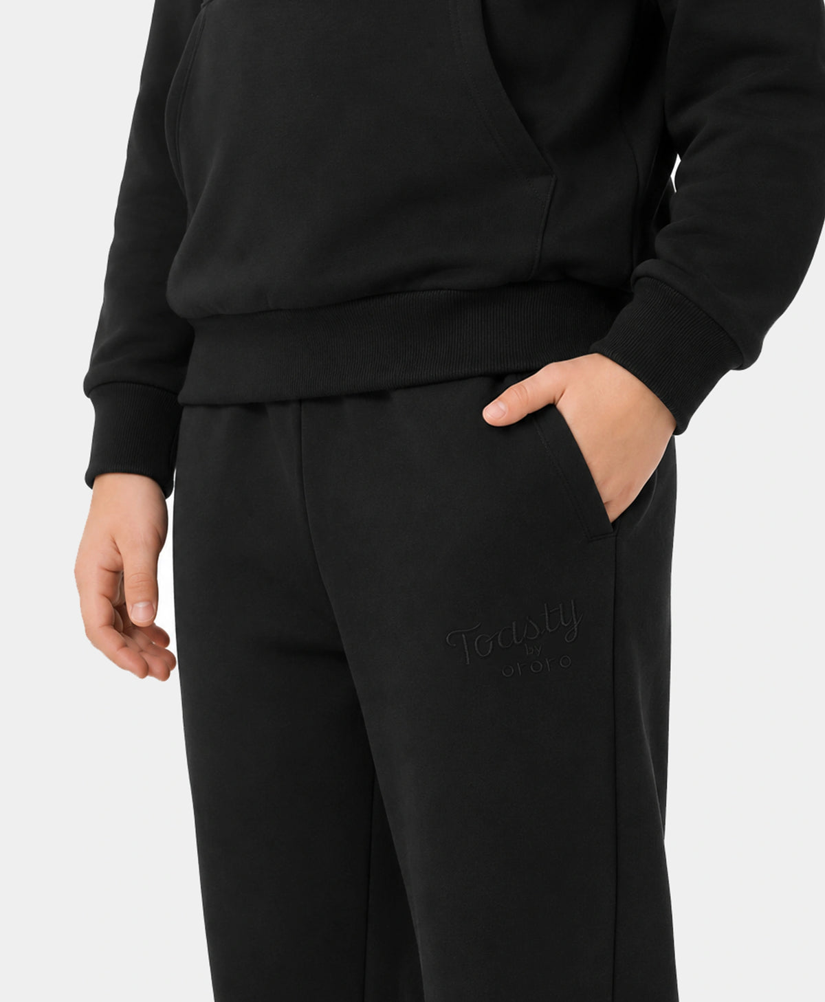 Toasty Kids' 3-Zone Heated Fleece Sweatpants, Thumbnail 12