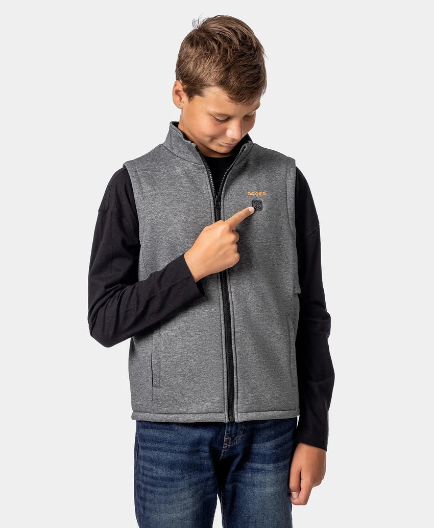 Gilet Chauffant en Polaire Enfant à 4 Zones, Thumbnail 3