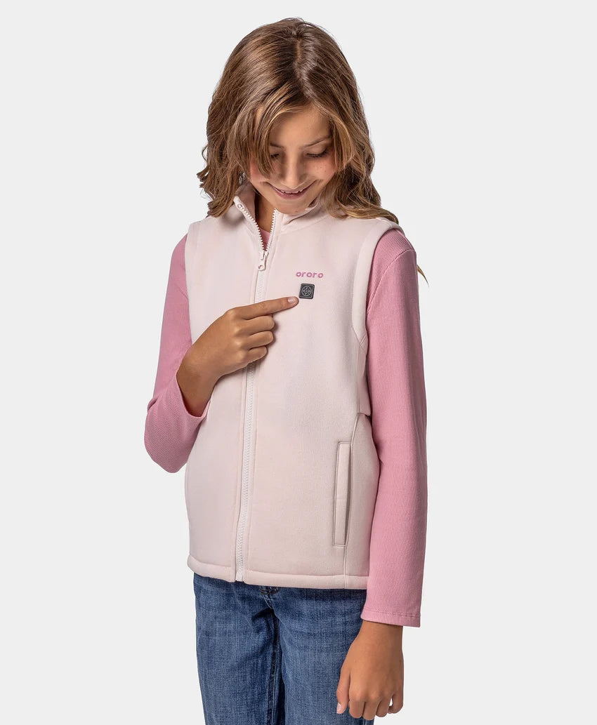 Gilet Chauffant en Polaire Enfant à 4 Zones, Thumbnail 10