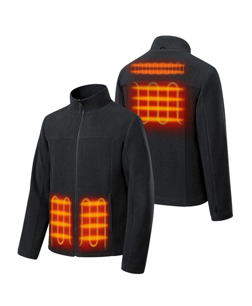 Veste chauffante doublée polaire pour homme River Ridge ,view 2