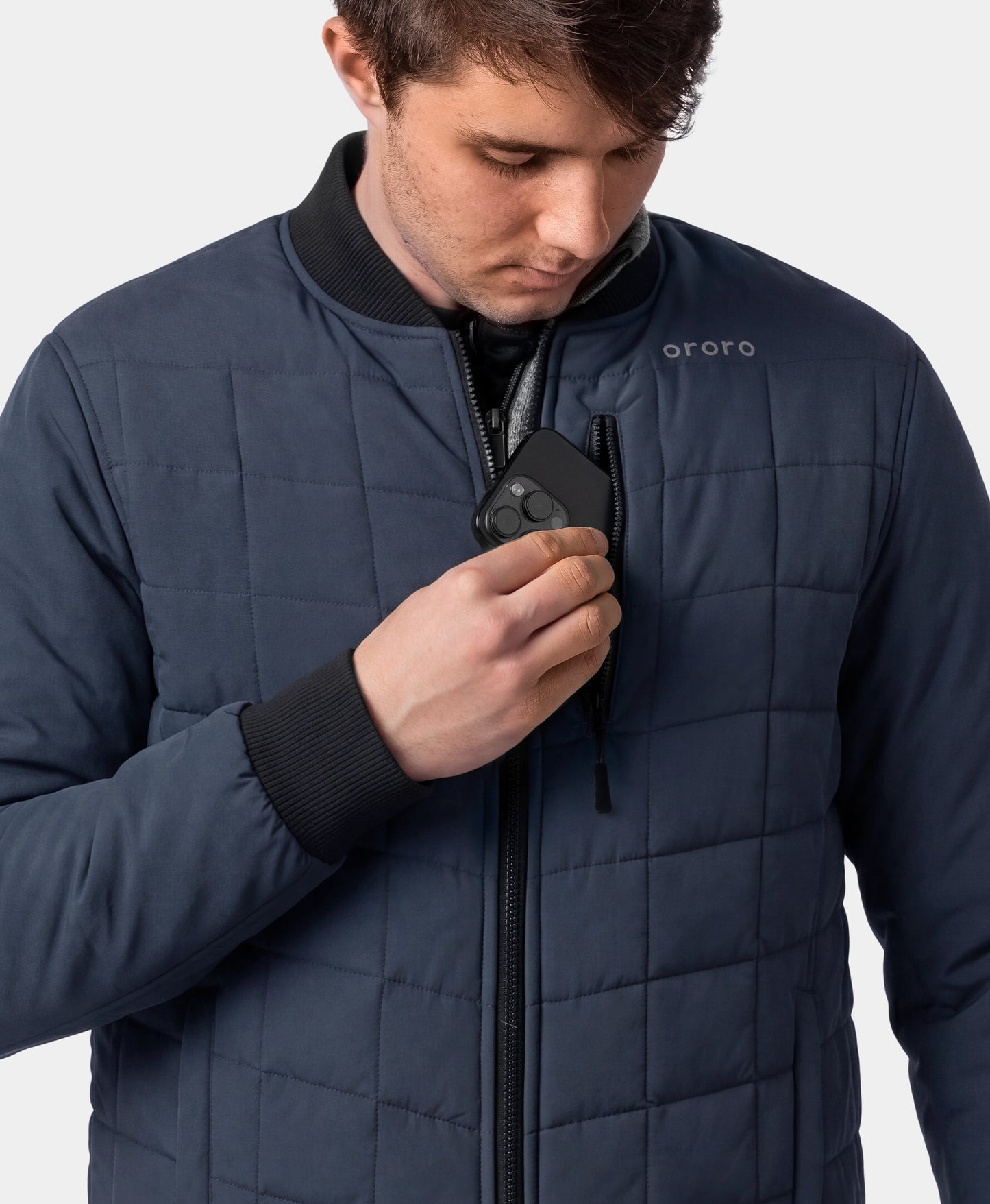 Scranton Veste Bomber Chauffante Homme à 5 Zones