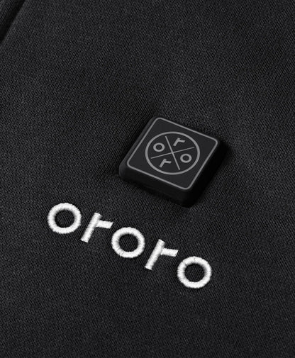 Männer beheizbare Fleecejacke mit Reißverschluss