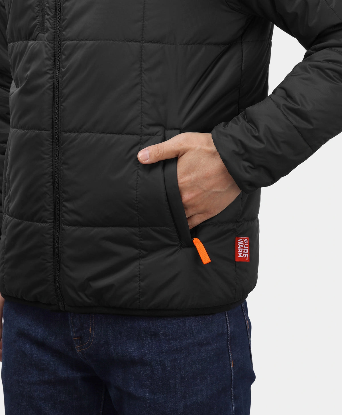 Overland Men's 7-Zone Heated Box Quilted Jacket with Heated Hood, Thumbnail 6