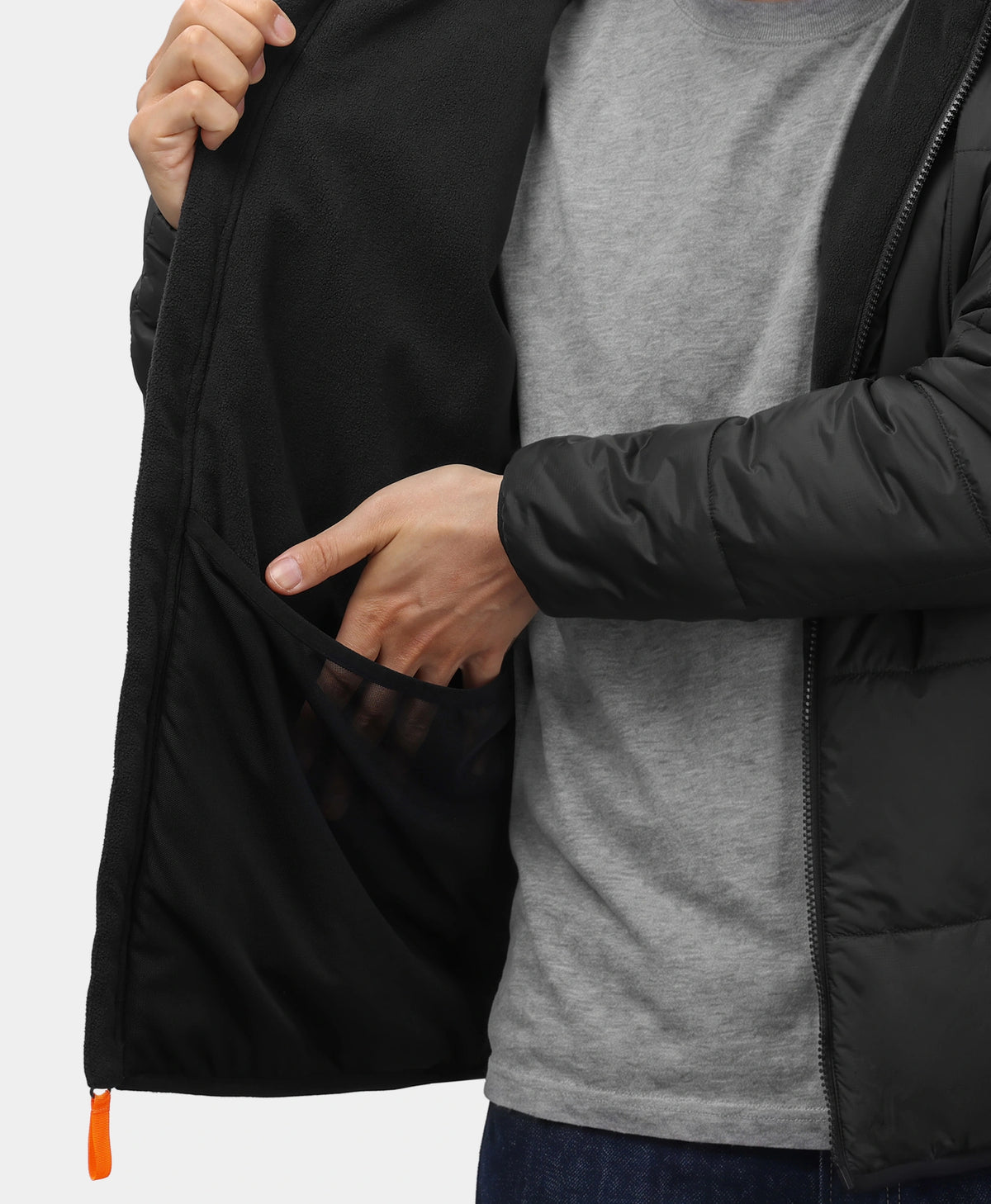 Overland Men's 7-Zone Heated Box Quilted Jacket with Heated Hood, Thumbnail 5