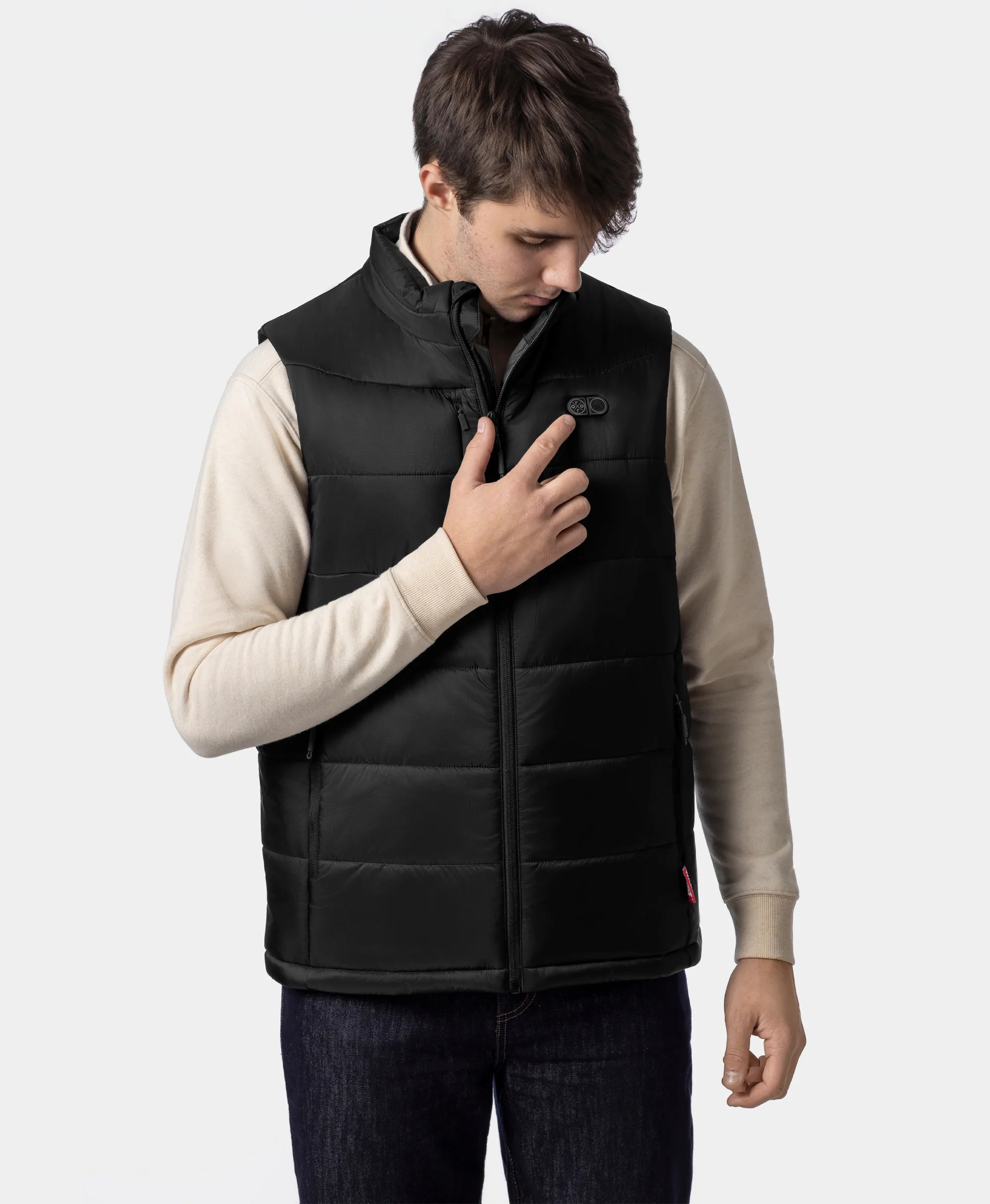 SureWarm® Gilet Chauffant Classique Pro pour Homme – Double Contrôle 6 Zones, Thumbnail 5