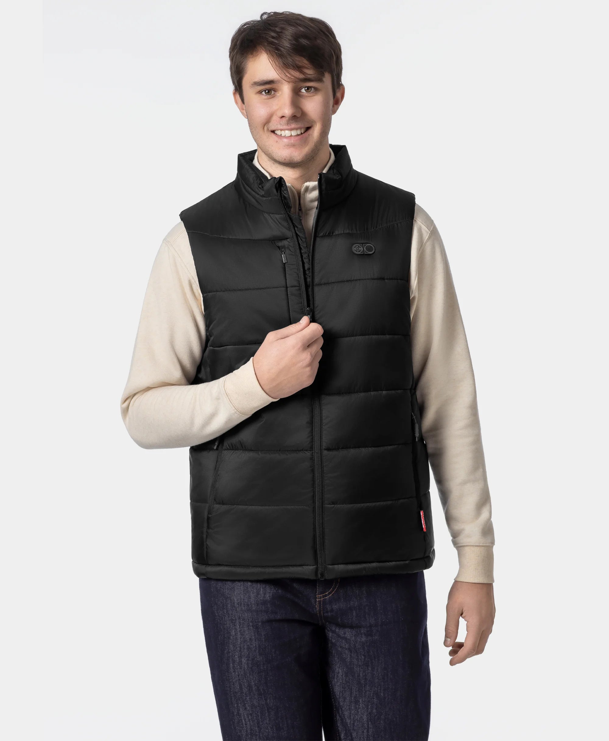 SureWarm® Gilet Chauffant Classique Pro pour Homme – Double Contrôle 6 Zones, Thumbnail 4