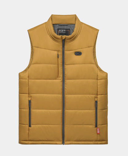 SureWarm? Men's 6-Zone Dual-Control Classic Pro Heated Vest - Khaki