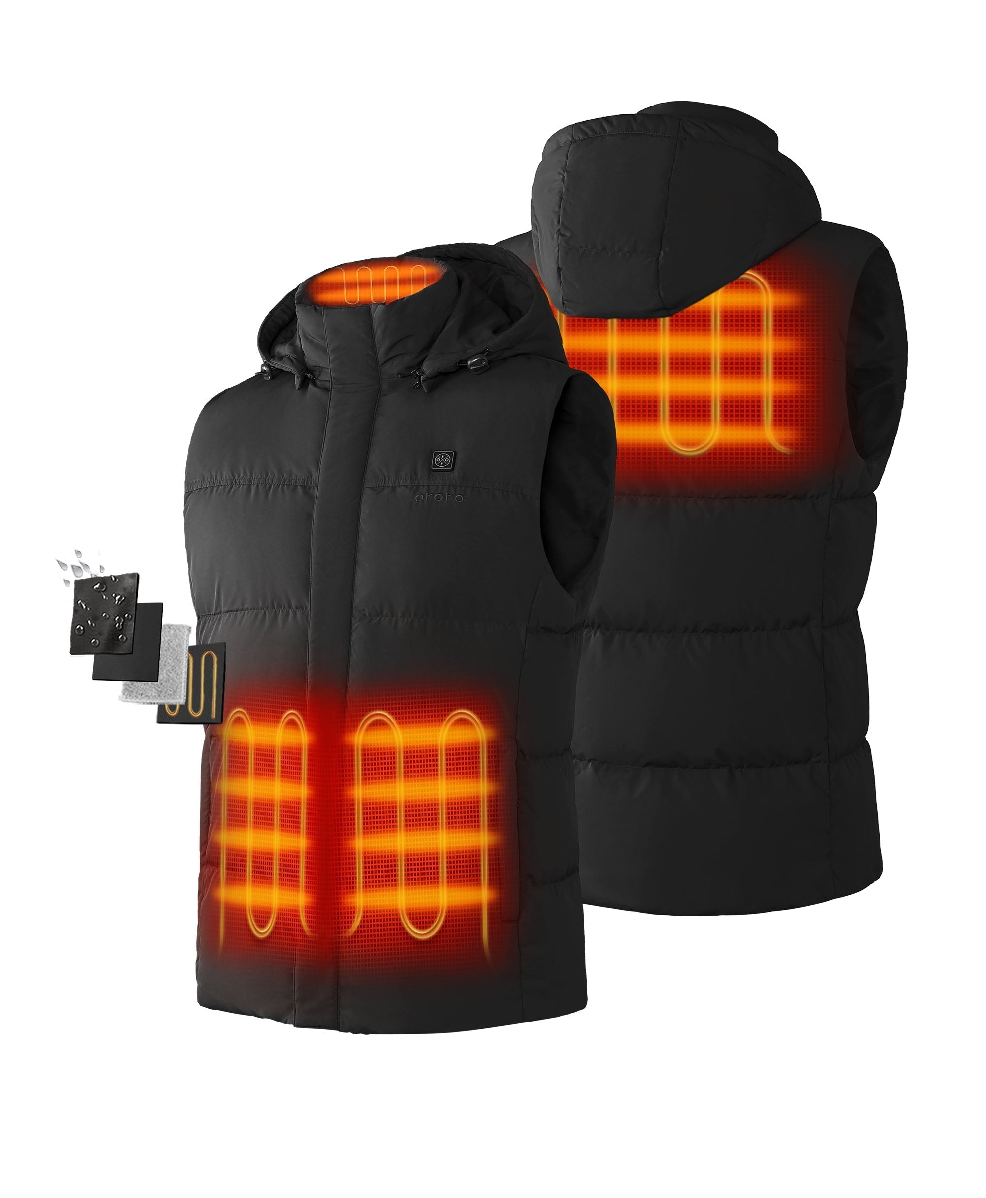 Men's Heated Down Vest (800-Fill), Thumbnail 2