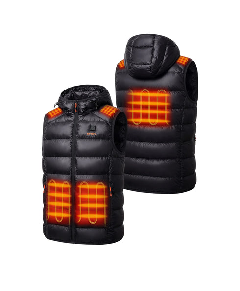 Aero Gilet Chauffant Homme en Duvet Compressible à 5 Zones ,view 2