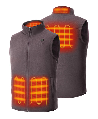 4 Heating Zones(Collar, Mid-back, Left & Right Pockets)