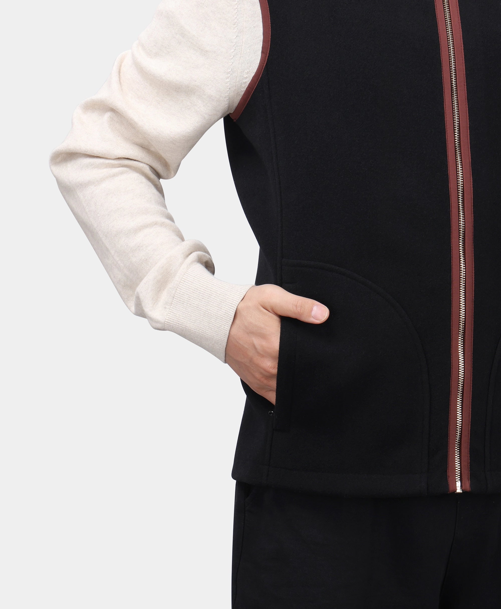 Gilet Chauffant en Laine Homme Ascot à 4 Zones, Thumbnail 6