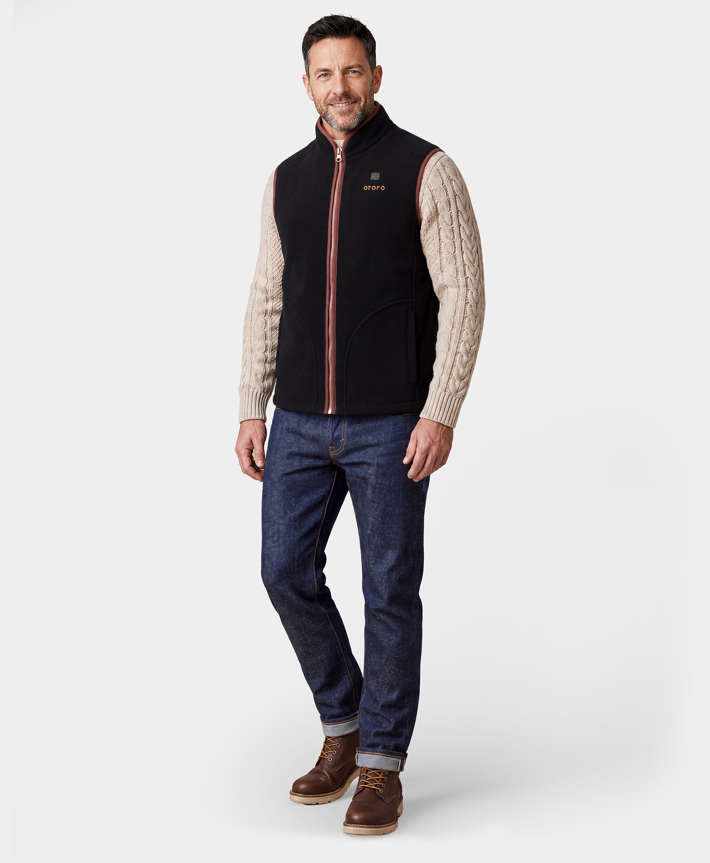 Gilet Chauffant en Laine Homme Ascot à 4 Zones