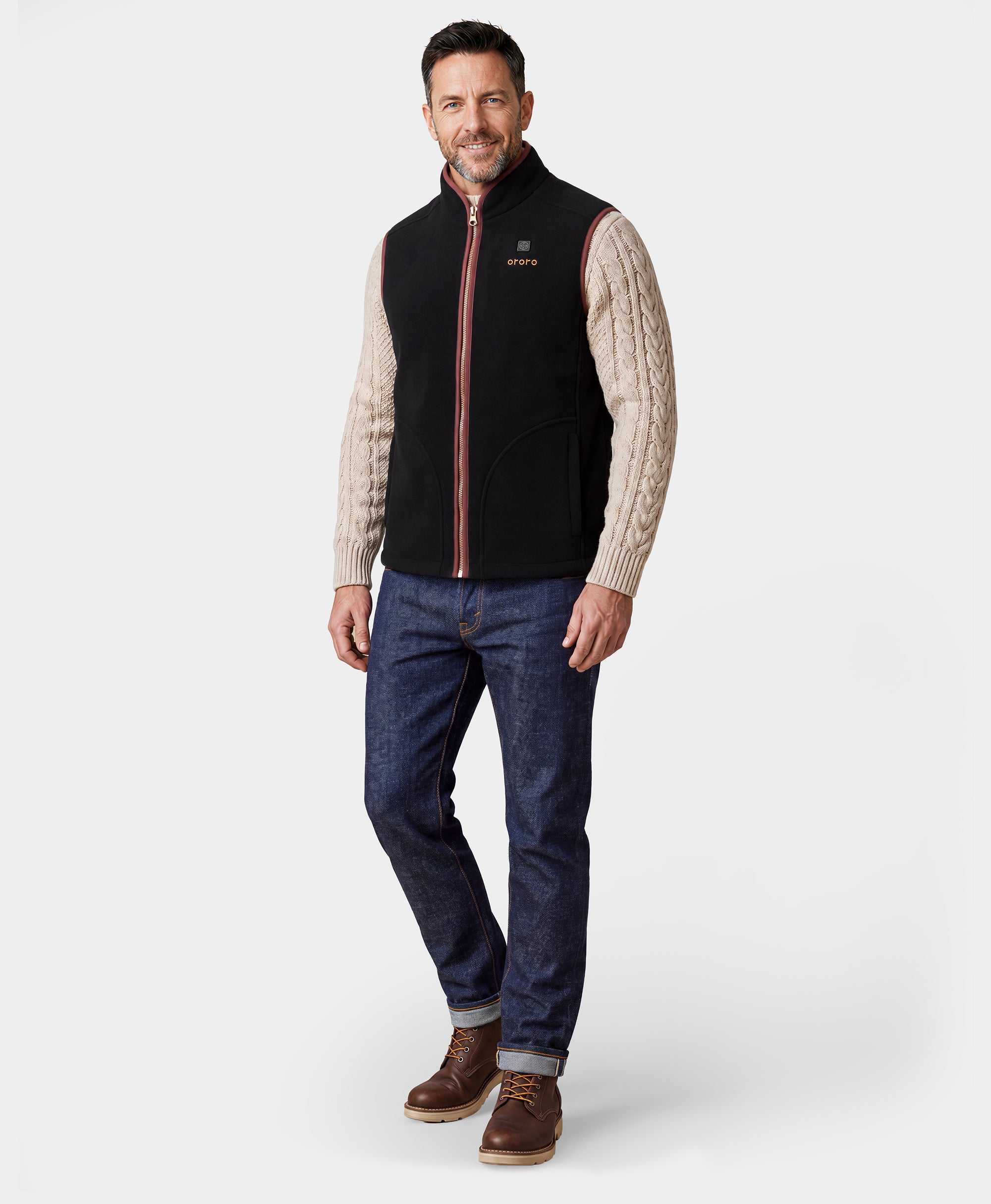 Gilet Chauffant en Laine Homme Ascot à 4 Zones, Thumbnail 4