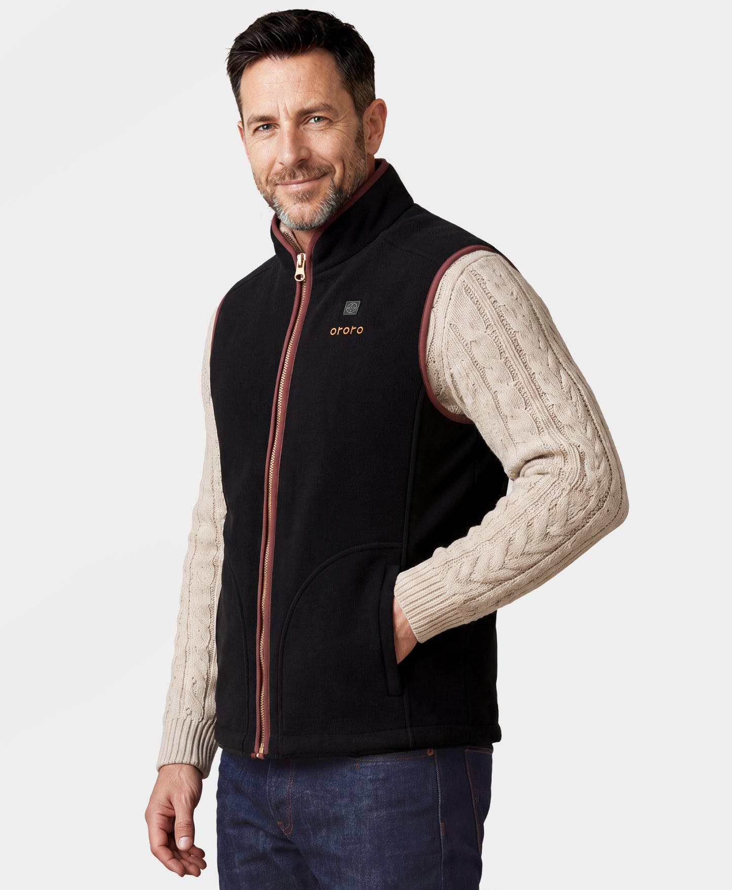 Gilet Chauffant en Laine Homme Ascot à 4 Zones