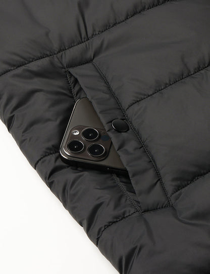 Endverkauf - PuffLyte Männer beheizbare Leichte Weste - Schwarz / Khaki