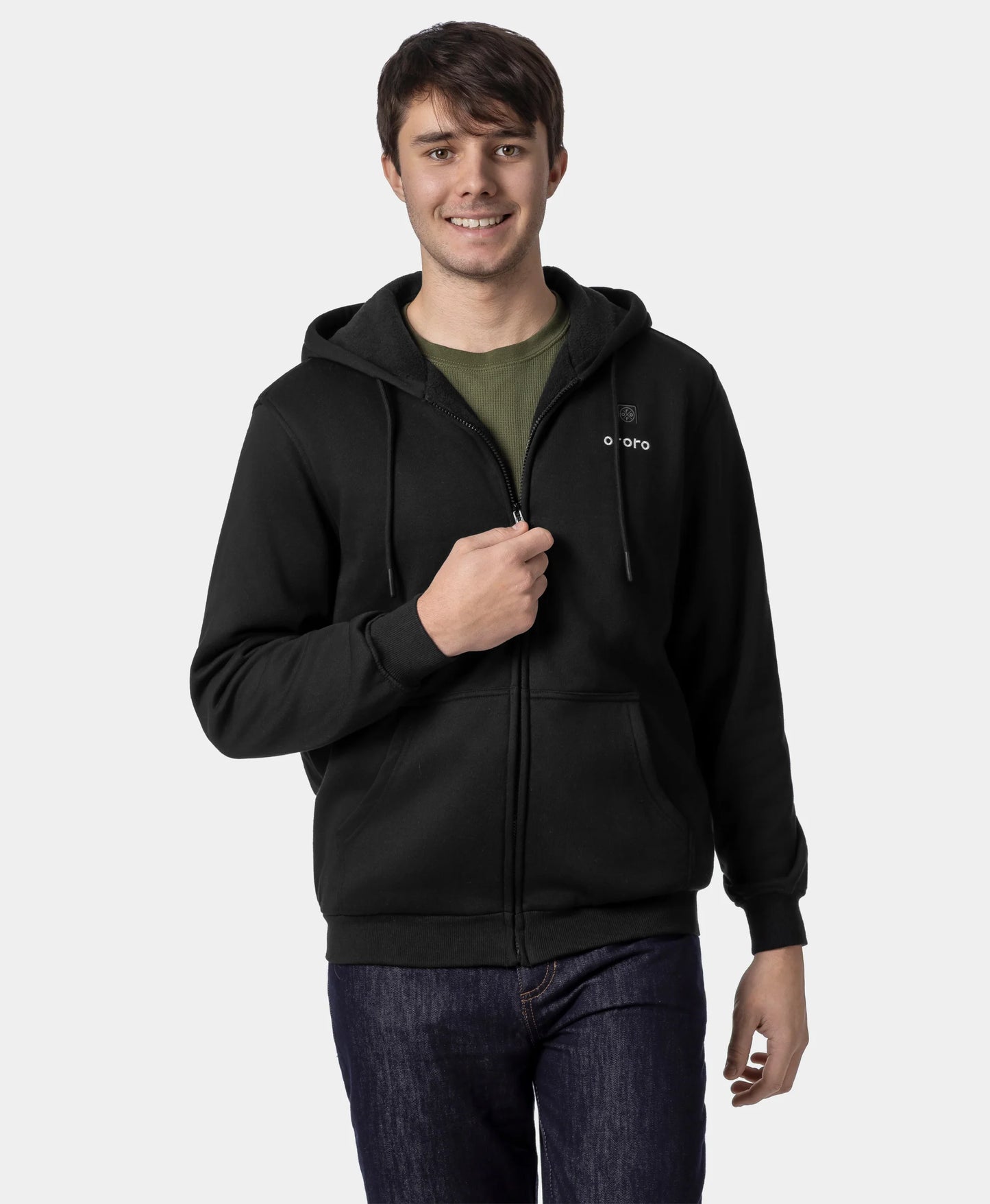 Element Sweat à Capuche Chauffant en Polaire Unisexe – 4 Zones